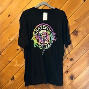 Grateful Dead dancing bears black tshirt NWT